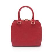 Pre-owned Leather louis-vuitton-bags Louis Vuitton Vintage , Red , Dam...