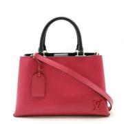 Pre-owned Leather handbags Louis Vuitton Vintage , Pink , Dames