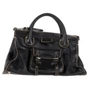 Pre-owned Leather handbags Chloé Pre-owned , Black , Dames