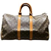 Pre-owned Canvas travel-bags Louis Vuitton Vintage , Brown , Unisex