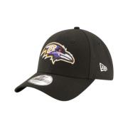 Zwarte Ravens Team Pet New Era , Black , Heren