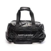 Pre-owned Canvas handbags Yves Saint Laurent Vintage , Black , Dames