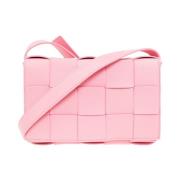 Kleine schoudertas voor een mooie dag Bottega Veneta , Pink , Dames