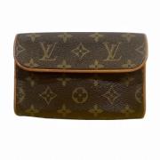 Pre-owned Canvas clutches Louis Vuitton Vintage , Brown , Dames