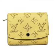 Pre-owned Leather wallets Louis Vuitton Vintage , Yellow , Dames