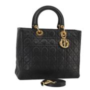 Pre-owned Leather dior-bags Dior Vintage , Black , Dames