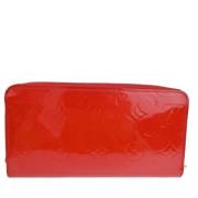 Pre-owned Leather wallets Louis Vuitton Vintage , Red , Dames