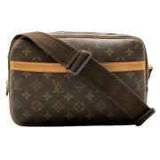 Pre-owned Canvas shoulder-bags Louis Vuitton Vintage , Brown , Dames