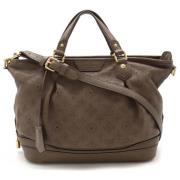 Pre-owned Canvas handbags Louis Vuitton Vintage , Gray , Dames