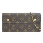 Pre-owned Canvas wallets Louis Vuitton Vintage , Brown , Dames