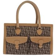 Pre-owned Canvas dior-bags Dior Vintage , Brown , Dames