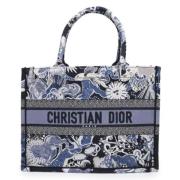 Pre-owned Canvas totes Dior Vintage , Blue , Dames