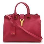 Pre-owned Leather handbags Yves Saint Laurent Vintage , Red , Dames