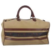 Pre-owned Canvas travel-bags Saint Laurent Vintage , Brown , Dames