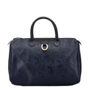 Pre-owned Canvas handbags Dior Vintage , Blue , Dames