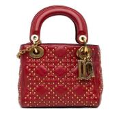 Pre-owned Leather dior-bags Dior Vintage , Red , Dames