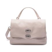 Stijlvolle witte tas met twist-lock Zanellato , White , Dames