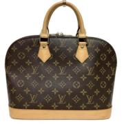 Pre-owned Canvas louis-vuitton-bags Louis Vuitton Vintage , Brown , Da...