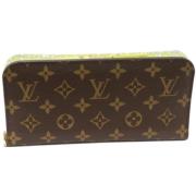 Pre-owned Canvas wallets Louis Vuitton Vintage , Brown , Dames