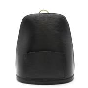 Pre-owned Leather backpacks Louis Vuitton Vintage , Black , Dames