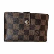 Pre-owned Canvas wallets Louis Vuitton Vintage , Brown , Dames