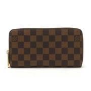 Pre-owned Canvas wallets Louis Vuitton Vintage , Brown , Dames