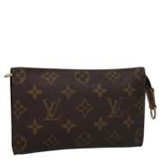 Pre-owned Canvas pouches Louis Vuitton Vintage , Brown , Dames