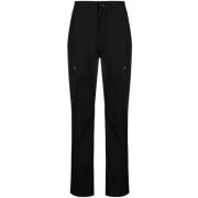 Zwarte hoge taille broek met ritssluiting zakken Post Archive Faction ...