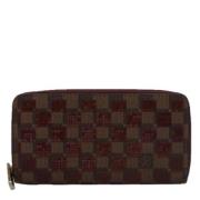 Pre-owned Canvas wallets Louis Vuitton Vintage , Brown , Dames