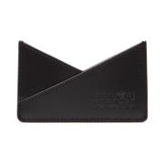 Zwarte Leren Creditcardhouder Portemonnee MM6 Maison Margiela , Black ...