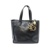 Pre-owned Leather dior-bags Dior Vintage , Black , Dames