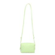 Leather shoulder-bags Bottega Veneta , Green , Dames