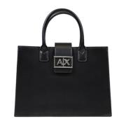 Lente/Zomer Dames Middelgrote Tassen Collectie Armani Exchange , Black...