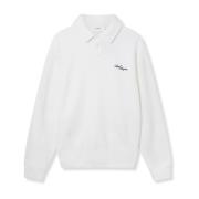 Bae Polo Sweatshirt Axel Arigato , White , Heren