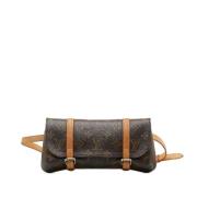 Pre-owned Canvas louis-vuitton-bags Louis Vuitton Vintage , Brown , Da...