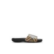 Slides Dive Burberry , Brown , Dames