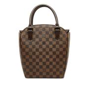 Pre-owned Canvas handbags Louis Vuitton Vintage , Brown , Dames