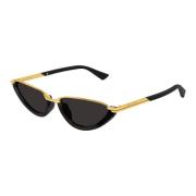 Bv1346S 001 Sunglasses Bottega Veneta , Black , Dames