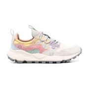 Roze Sneakers voor Vrouwen Flower Mountain , Multicolor , Dames