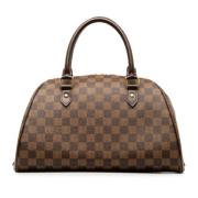 Pre-owned Canvas handbags Louis Vuitton Vintage , Brown , Dames