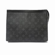 Pre-owned Canvas clutches Louis Vuitton Vintage , Black , Heren