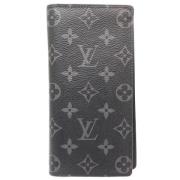 Pre-owned Canvas wallets Louis Vuitton Vintage , Black , Dames