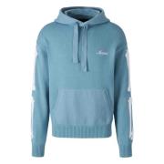 Blauwe Katoenen Hoodie Amiri , Blue , Heren