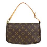 Pre-owned Canvas louis-vuitton-bags Louis Vuitton Vintage , Brown , Da...