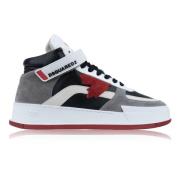 Hoge Sneakers voor Heren met Veters, Klittenband Dsquared2 , Multicolo...