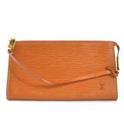 Pre-owned Leather louis-vuitton-bags Louis Vuitton Vintage , Orange , ...