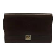 Pre-owned Leather dior-bags Dior Vintage , Brown , Dames