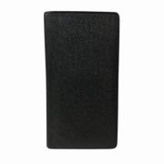 Pre-owned Leather wallets Louis Vuitton Vintage , Black , Heren