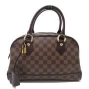 Pre-owned Canvas handbags Louis Vuitton Vintage , Brown , Dames