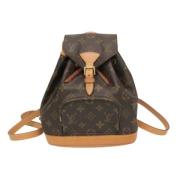 Pre-owned Canvas backpacks Louis Vuitton Vintage , Brown , Dames